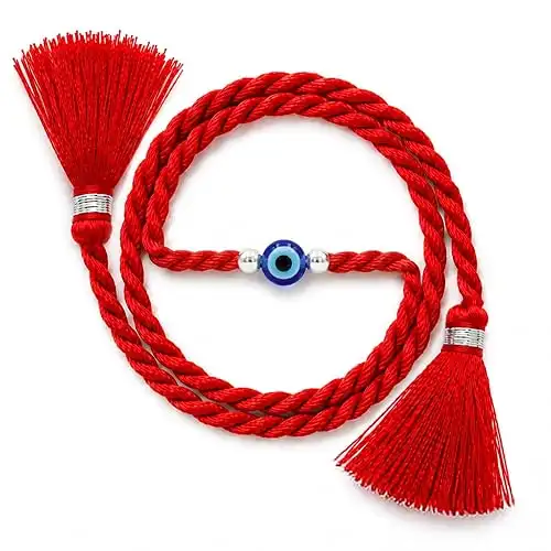 Image for ZAVYA925SterlingSilverEvilEyeRakhi