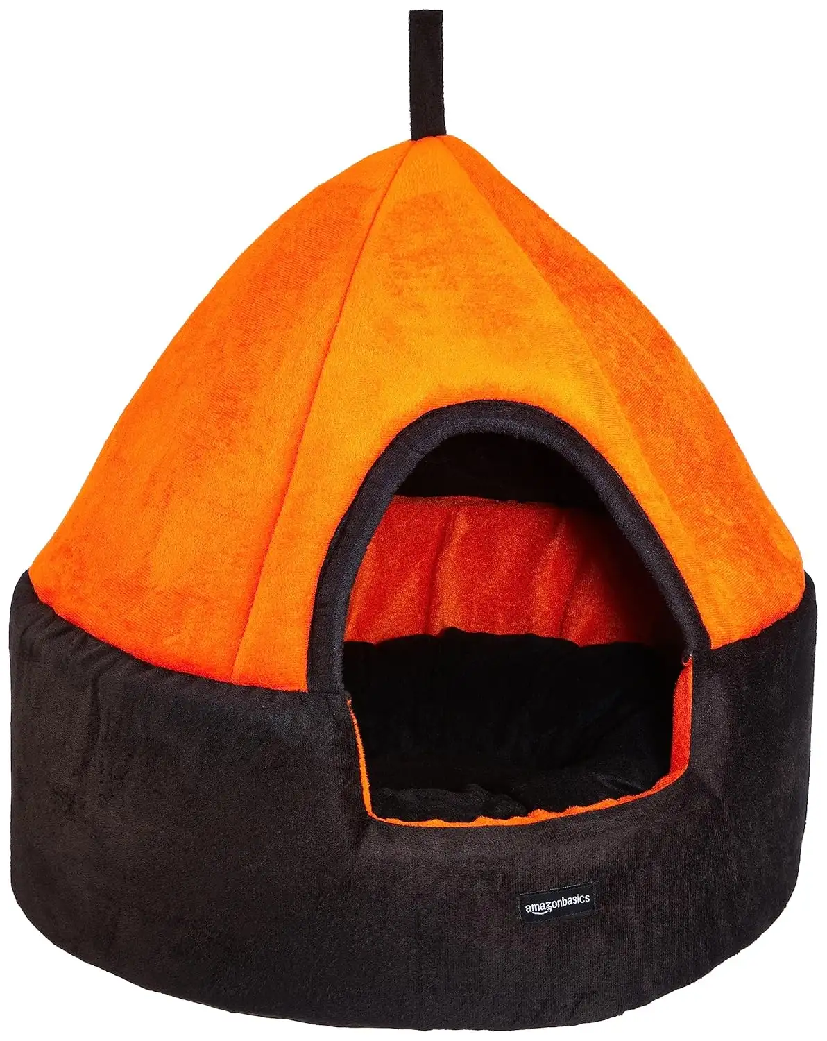 Image for AmazonBasicsPetHutBedwithCenterPillow