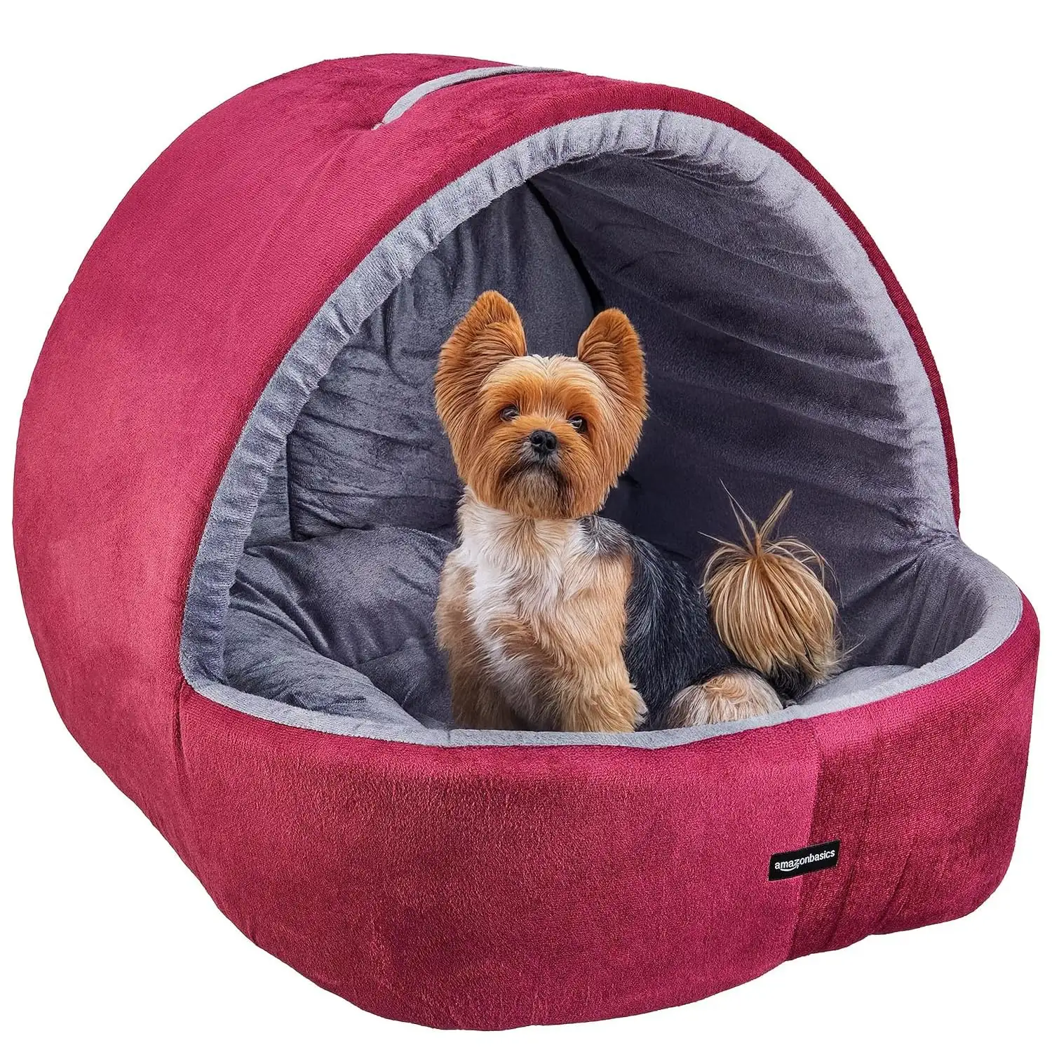 Image for AmazonBasicsDogandCatCavePetBed
