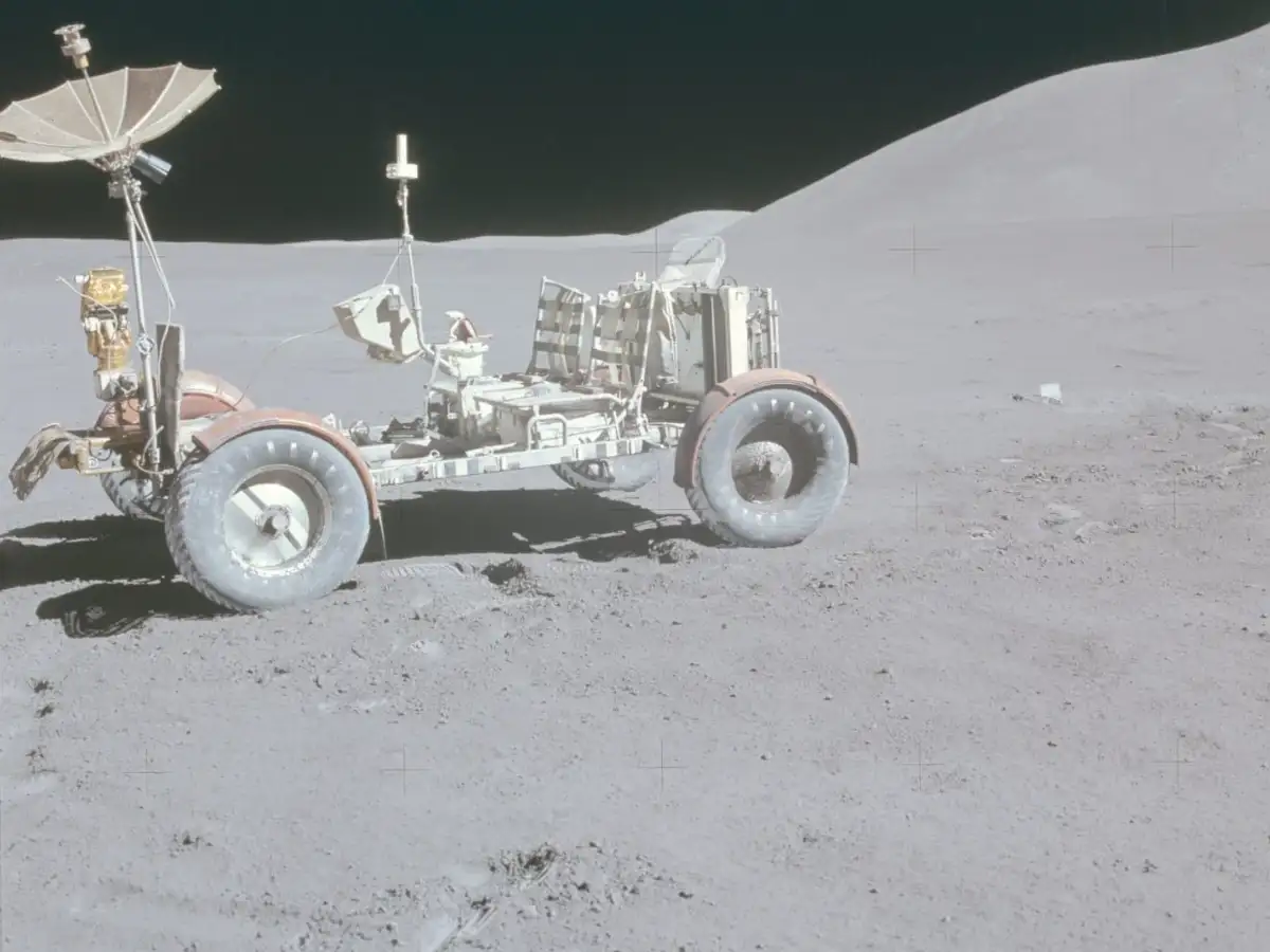 In 1971, Apollo 15 secretly left a tiny aluminum astronaut on the