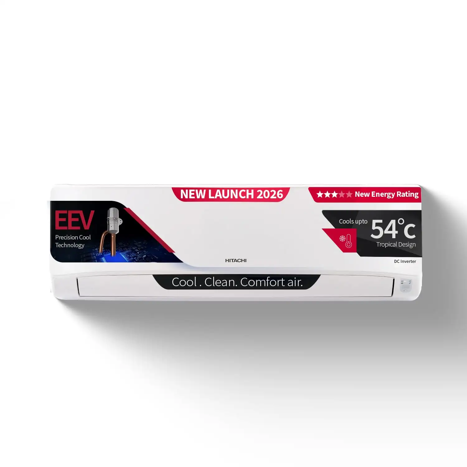 Image for Hitachi1Ton3StarInverterSplitAC