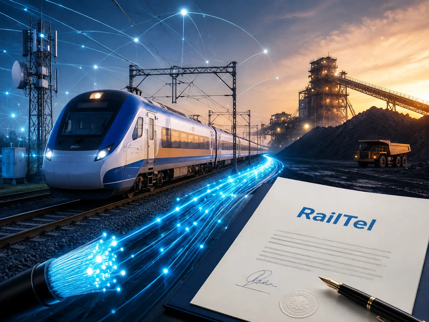 RailTel shares rise 4% after securing Rs 165 crore order from Western Coalfields