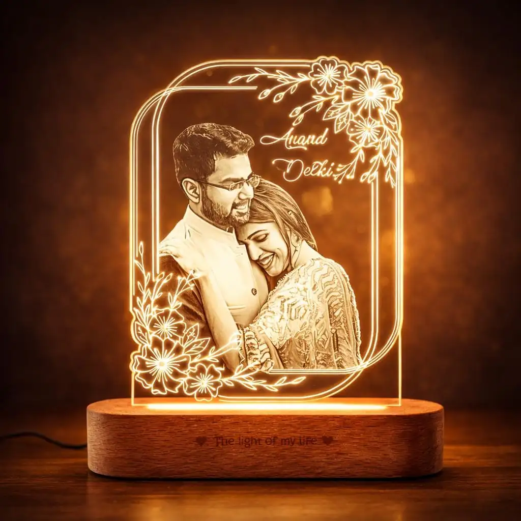 Image for ZOCIVOCIPreciousLove-PersonalisedLEDPhotoLamp