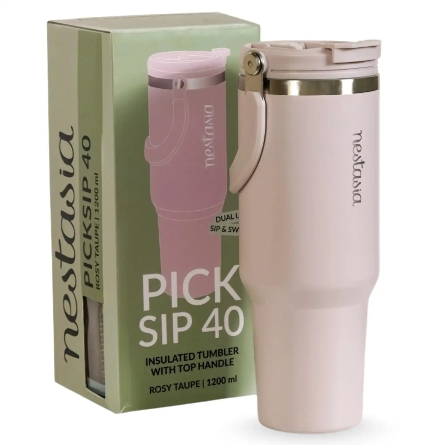 Image for NestasiaPickSip40TumblerwithStraw