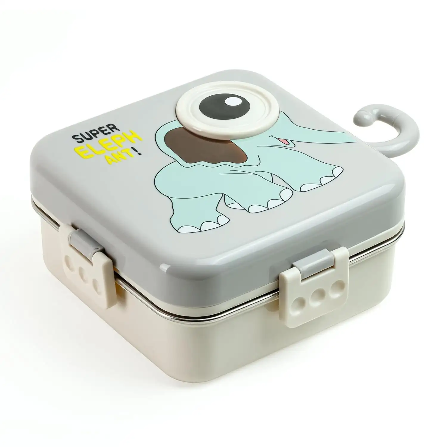 Image for BrandConquerGreyKidsLunchBox