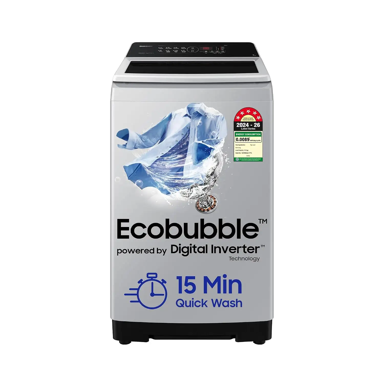 Image for Samsung7kg%2C5Star%2CFully-AutomaticTopLoadWashingMachine