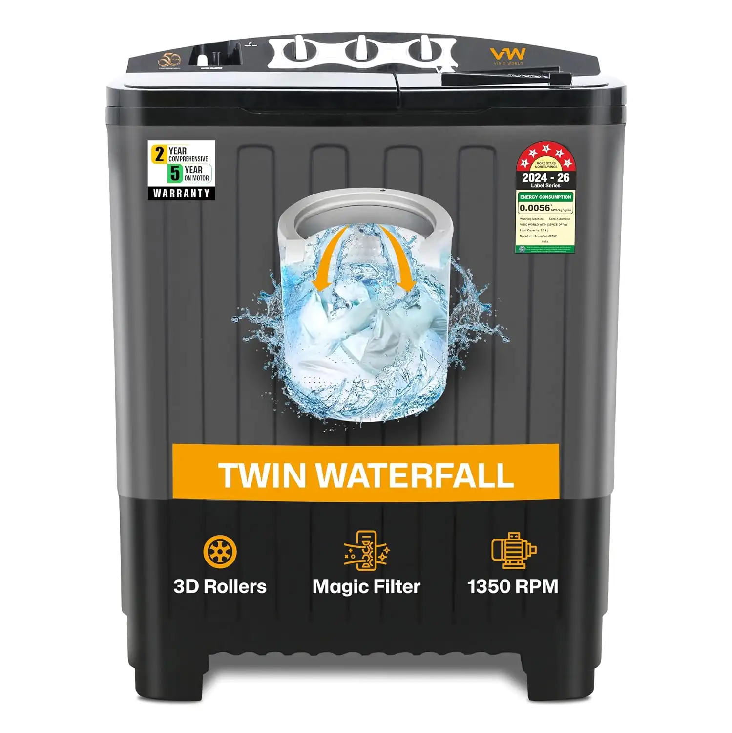 Image for VW7kgWashingMachine