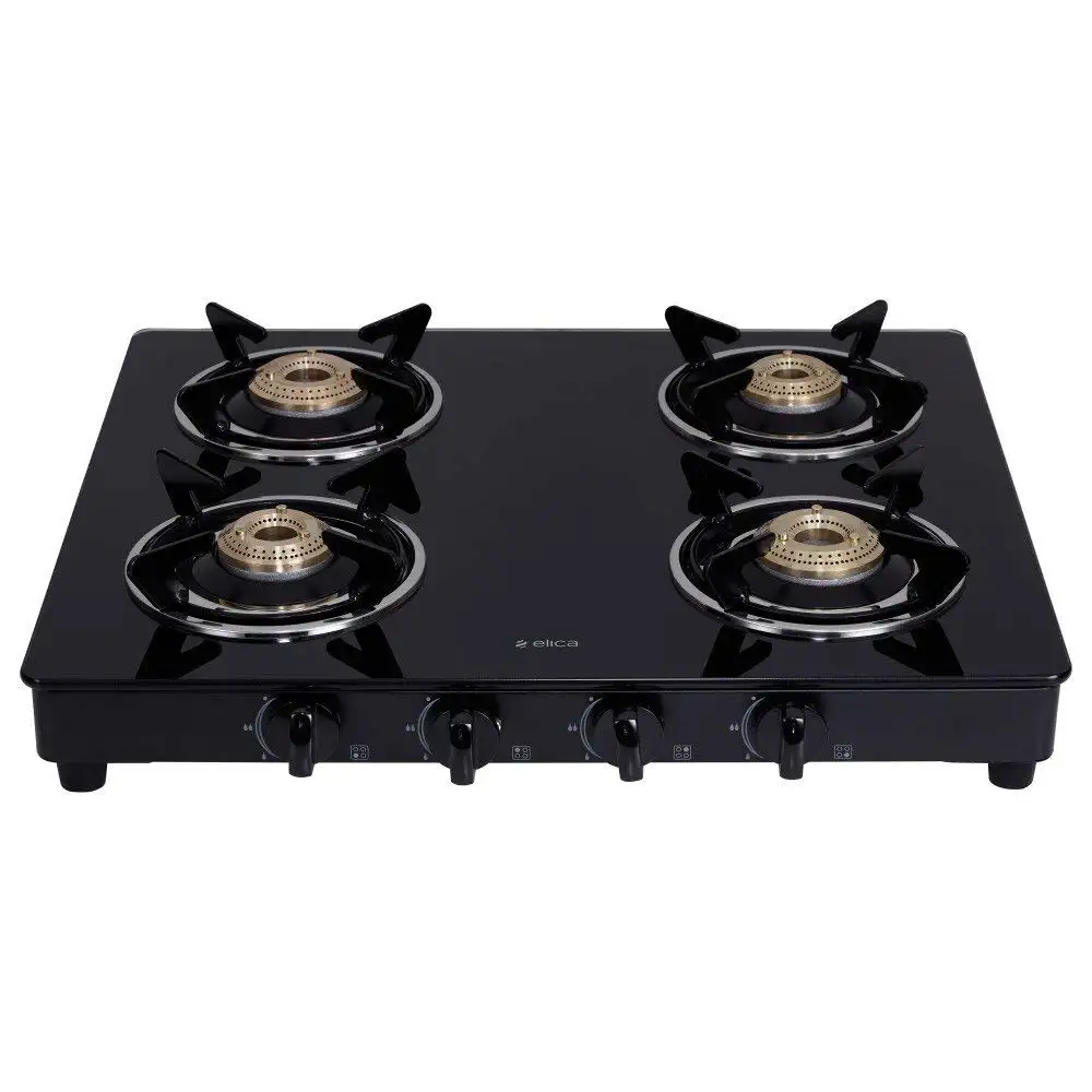 Image for ElicaVetroGlassTop4BurnerGasStove