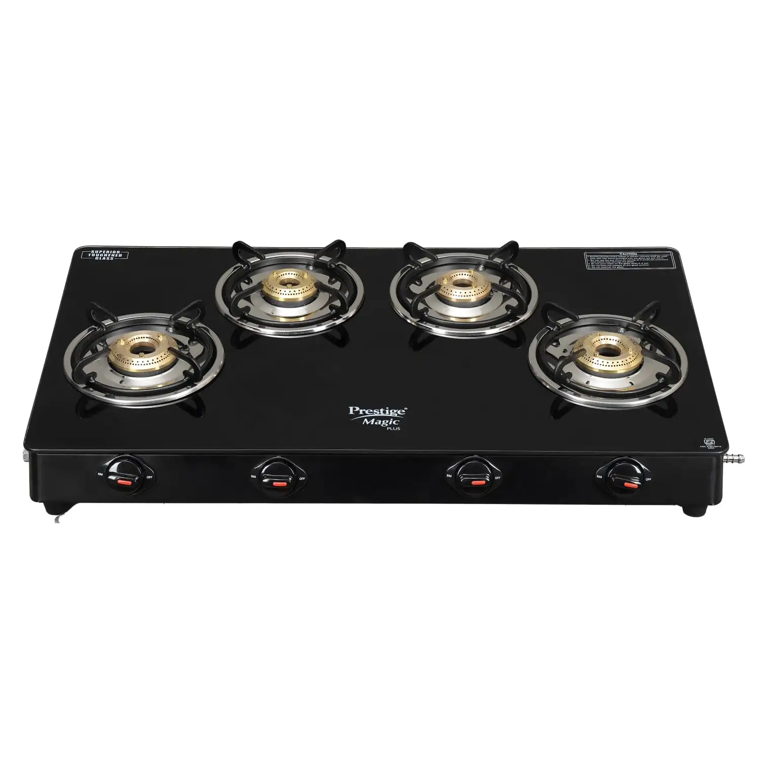Image for PrestigeMagicplus4BrassBurnerLPGGasStove