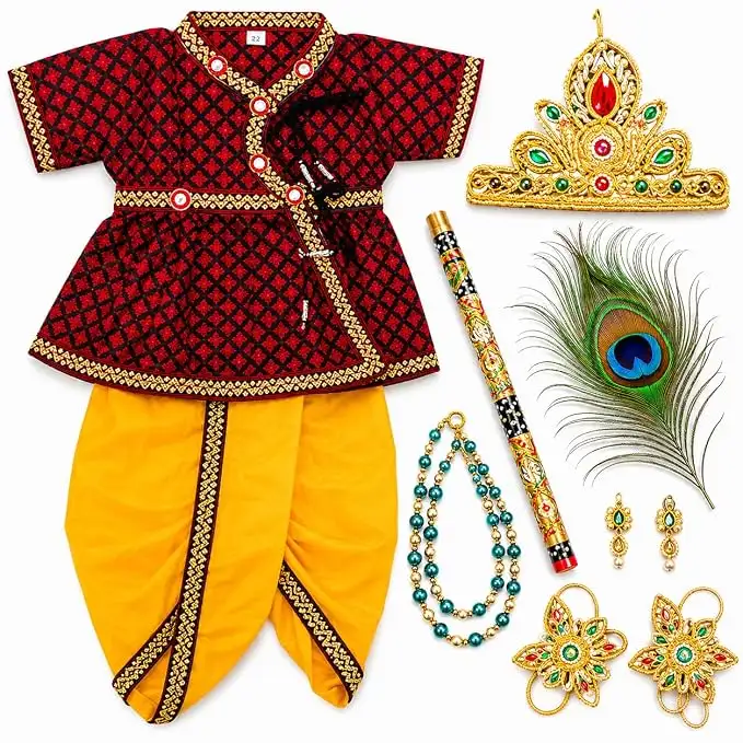 Image for TMTHUBStore-KrishnaDressforKids
