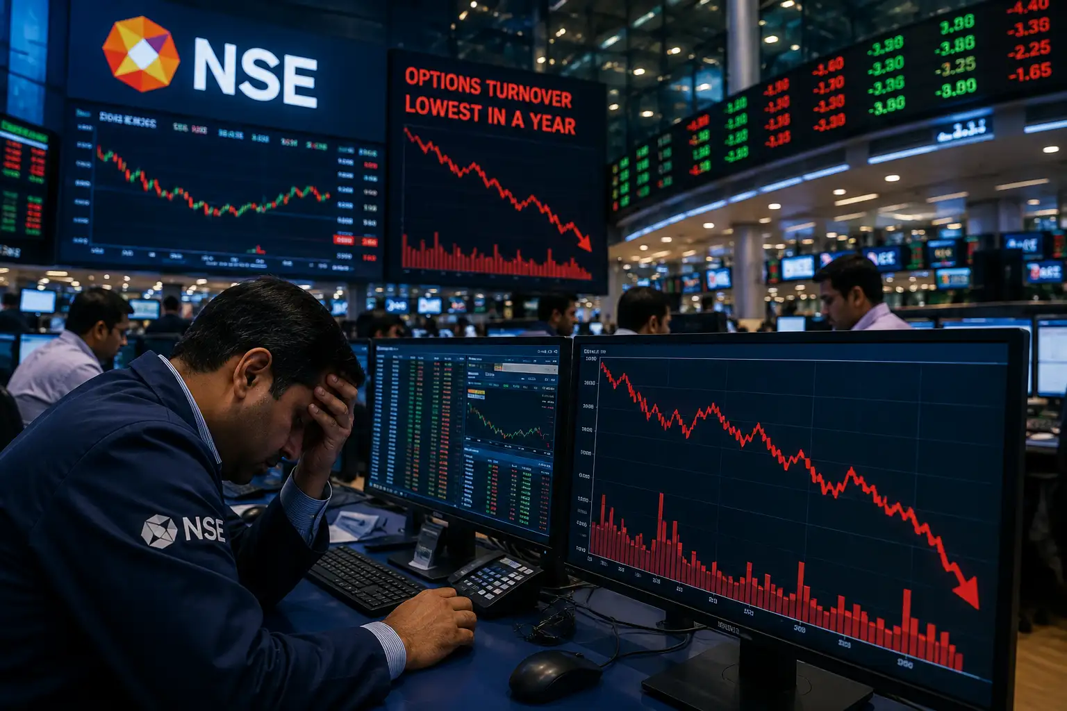 Options turnover sinks at Dalal Street's top exchange preparing for IPO