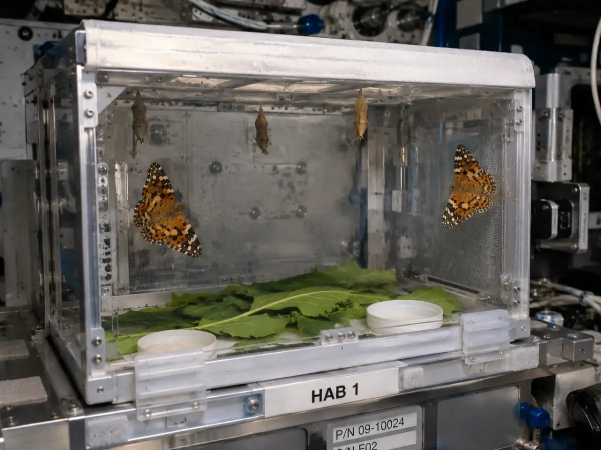 In 2009, NASA sent four painted lady...