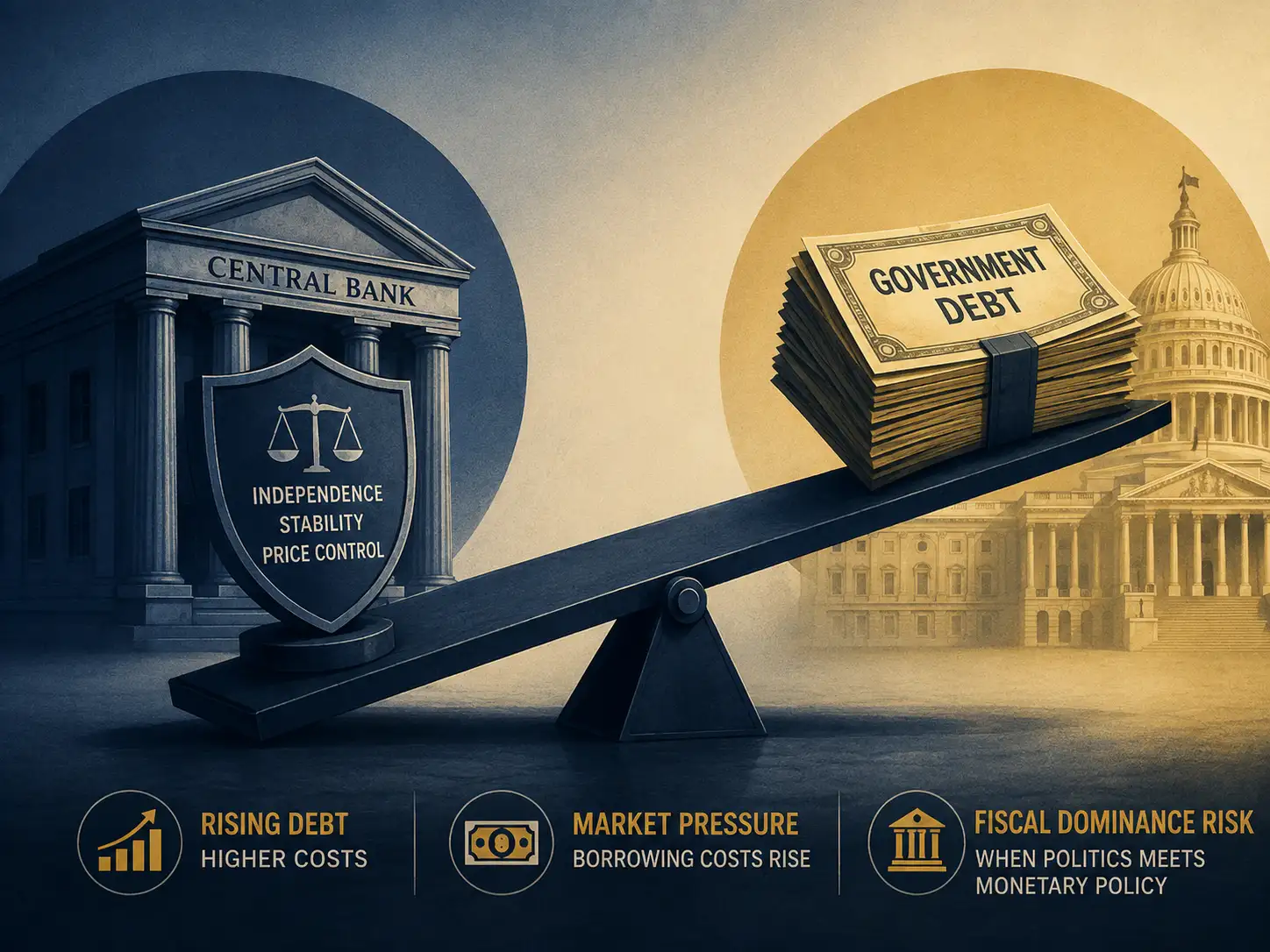 Global Market: Fiscal dominance debate takes centre stage as government debt mounts