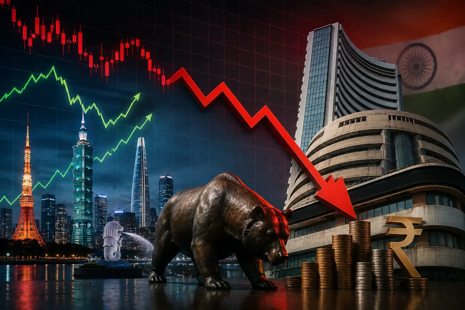 India equity outlook cut again as foreign funds seek value elsewhere in Asia