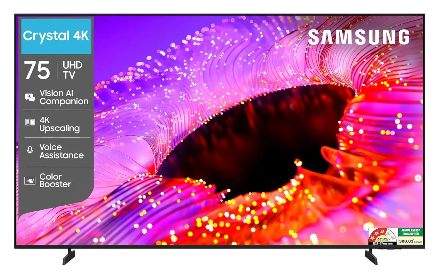 Image for Samsung75inchesCrystalUHD4KSamsungVisionAISmartTV