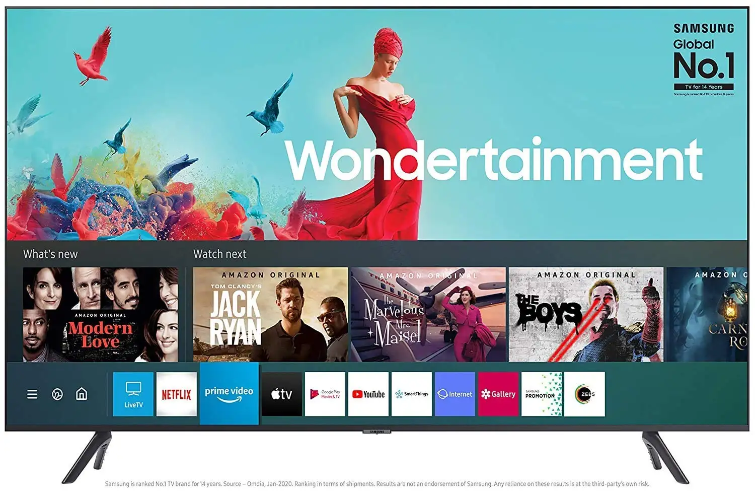 Image for Samsung163cm(65inches)WondertainmentSeries4KUltraHDLEDSmartTV