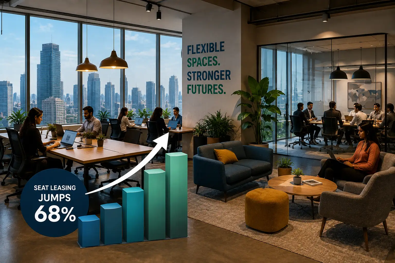 India’s flex workspace market records strongest H1 as seat leasing jumps 68%: Cushman & Wakefield