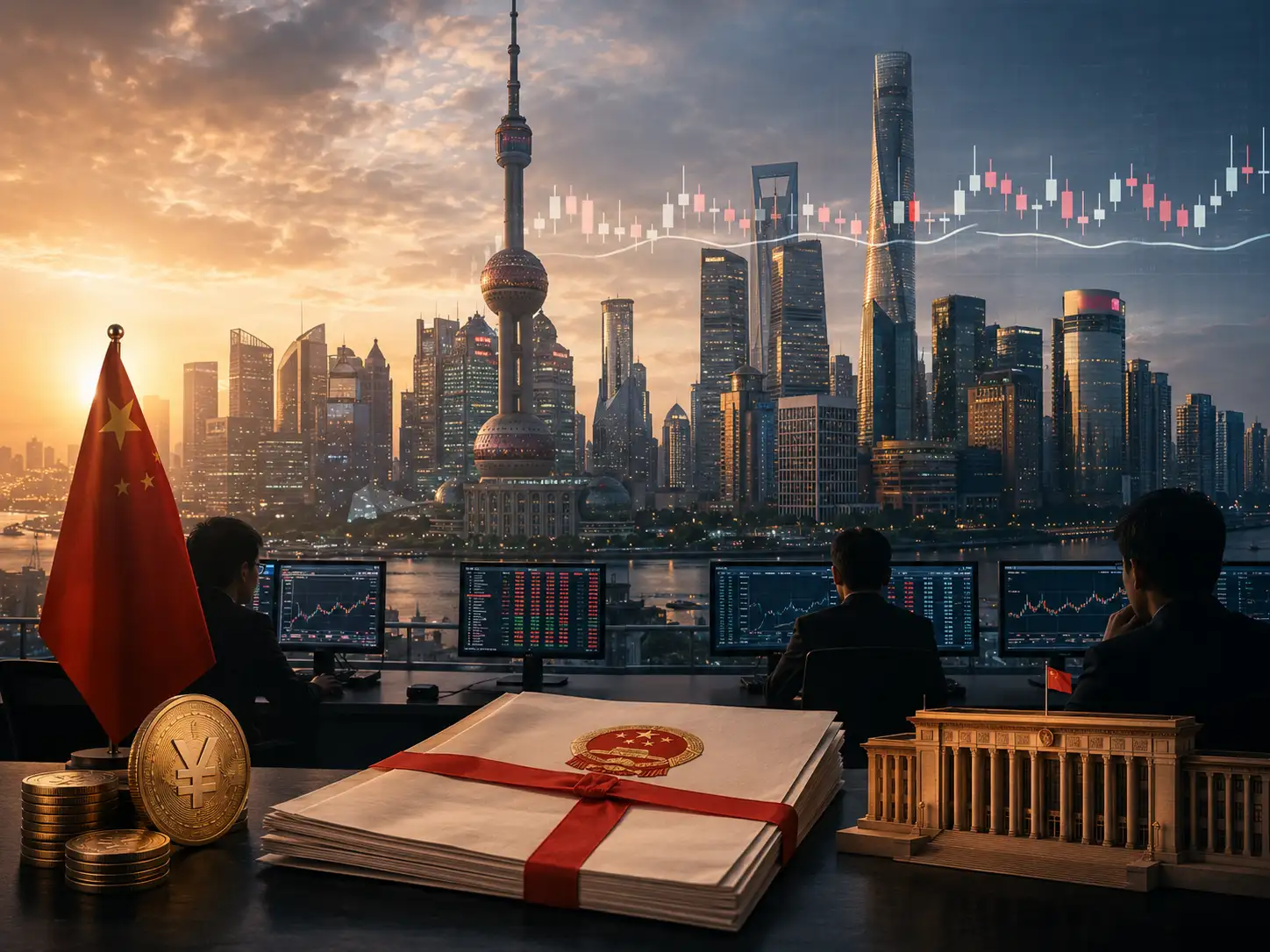 Global Market: China stocks steady as property shares offset Biotech, chip losses