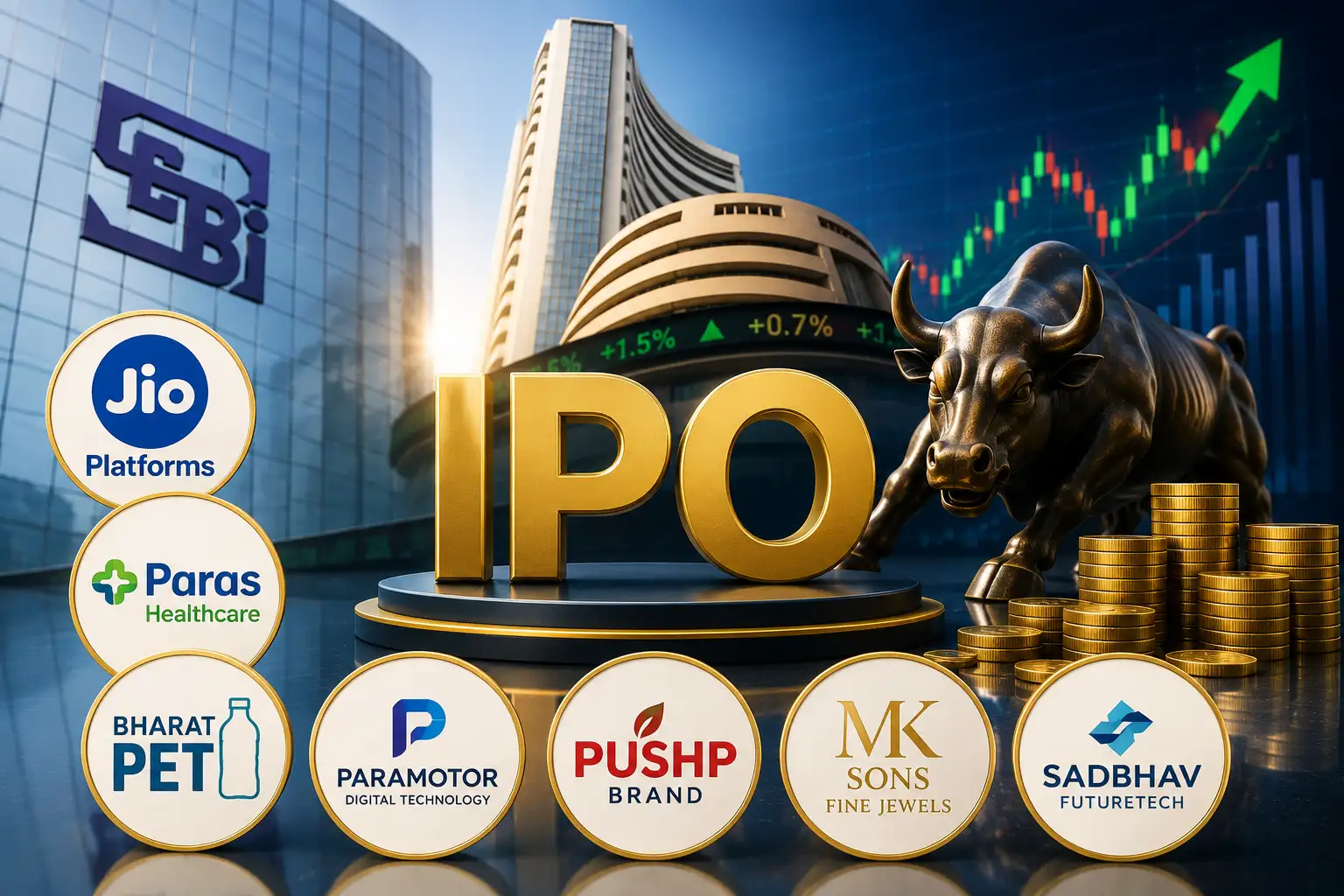 Sebi approves 7 IPOs including Jio Platforms, Paras Healthcare and Bharat PET