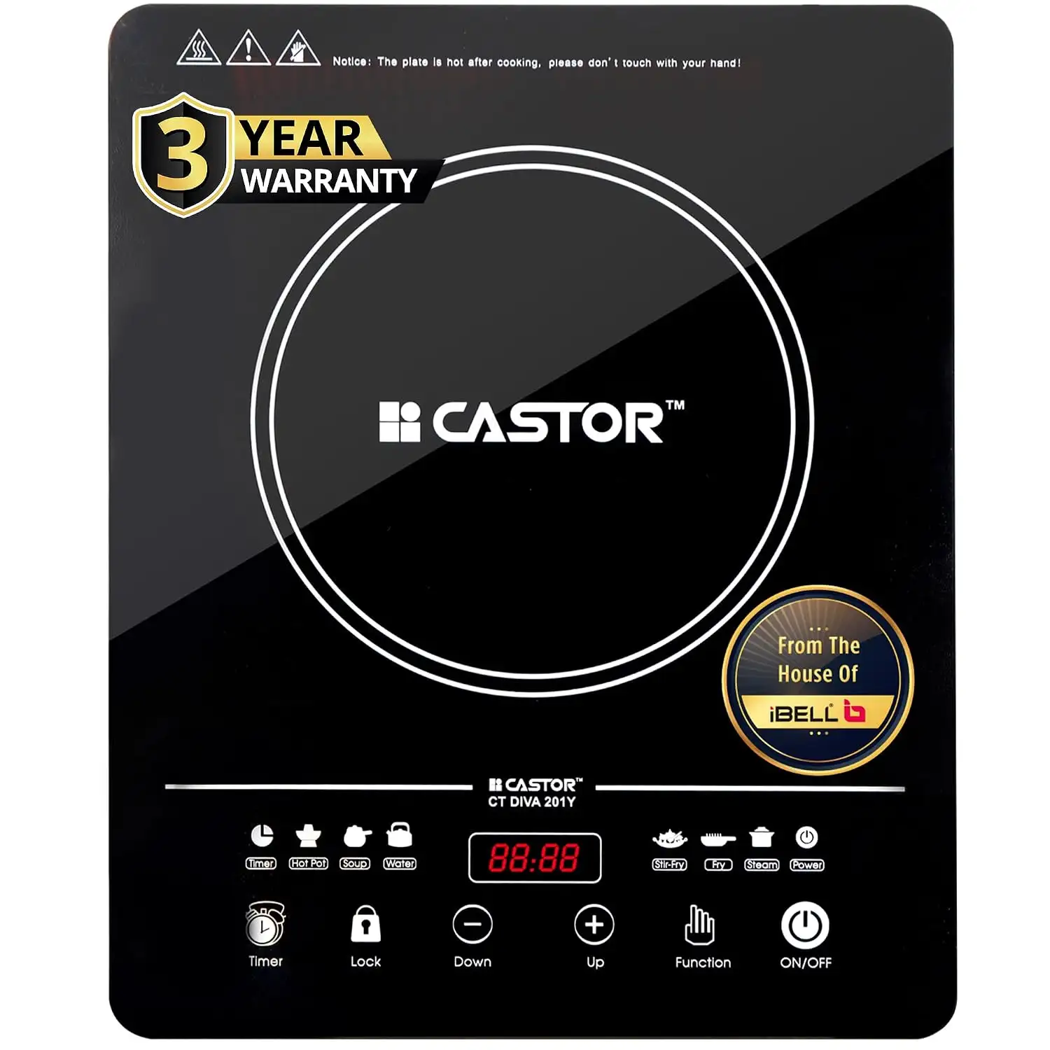 Image for iBELLCastorDIVAInductionCooktop