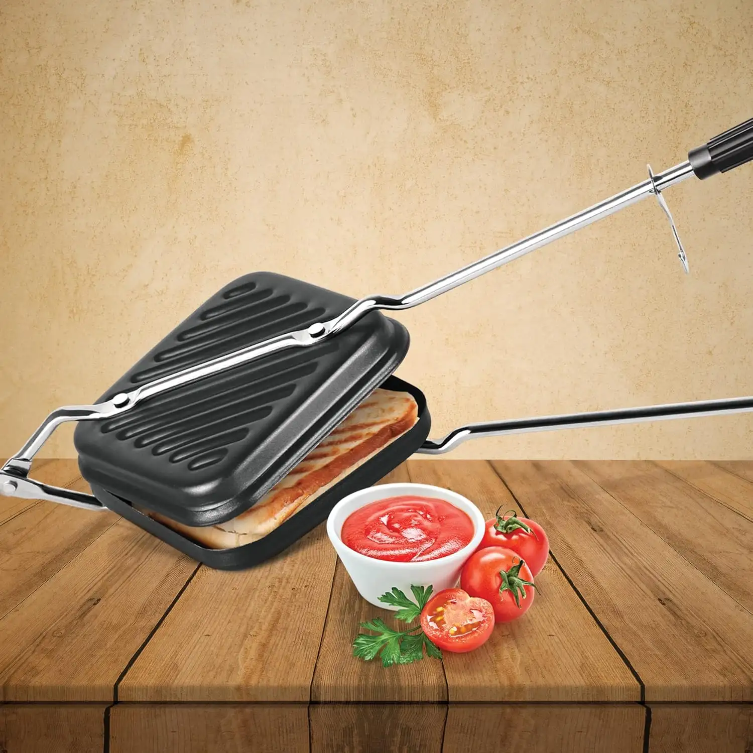 Image for MILTONProCookPremiumNon-StickSandwichGriller