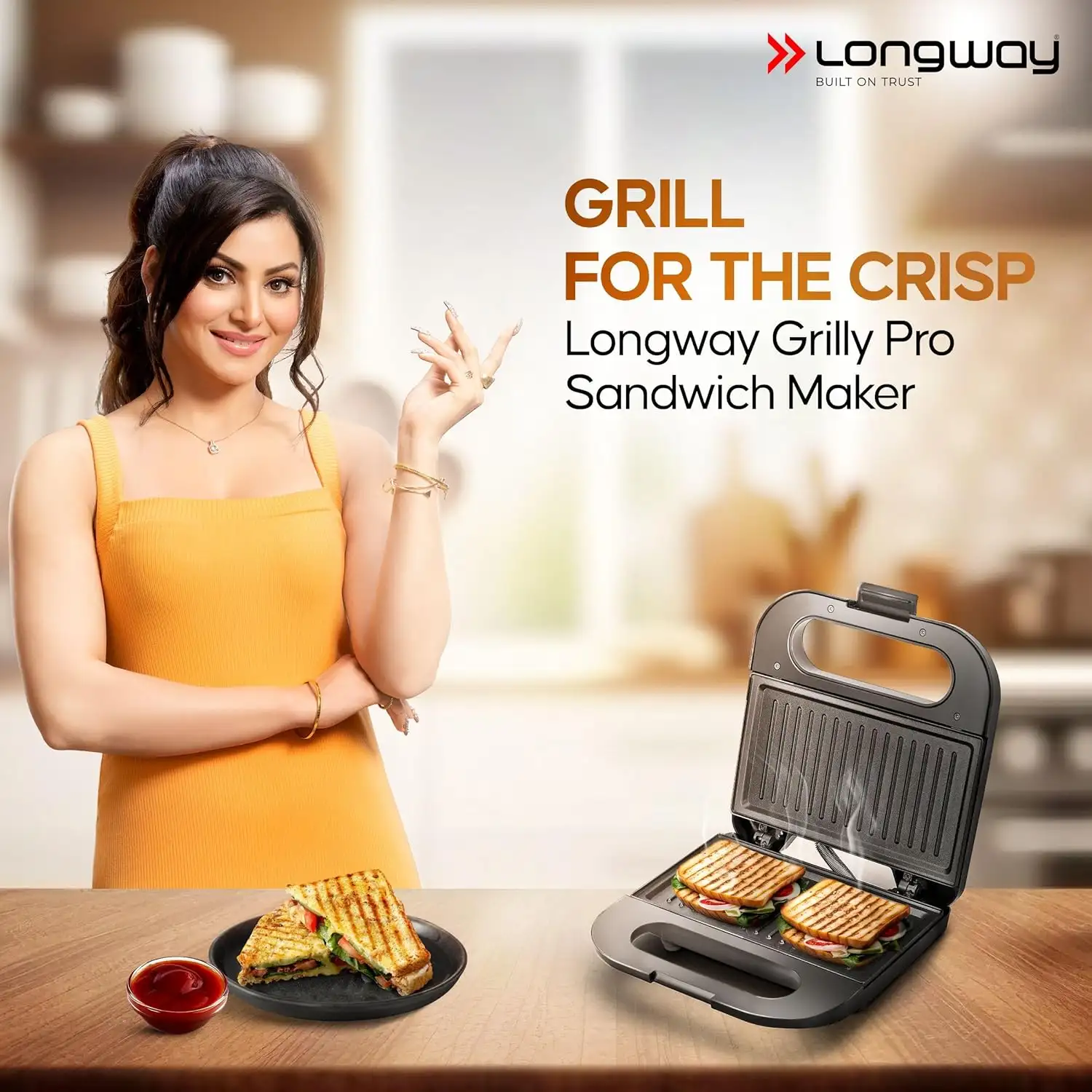 Image for LongwayGrillyProGrillSandwichMaker%26amp%3BToaster