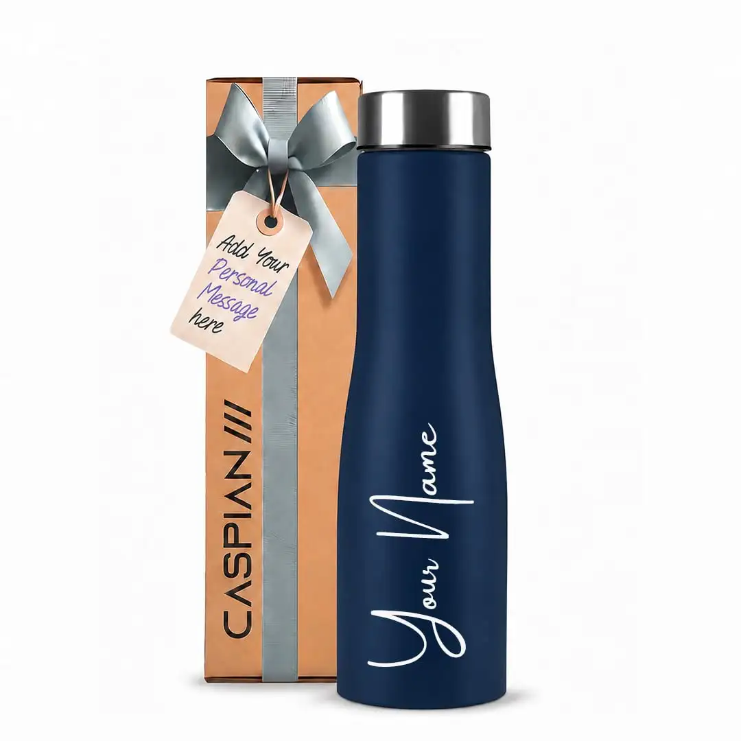 Image for CASPIANAquaCustomisedStainlessSteelWaterBottle