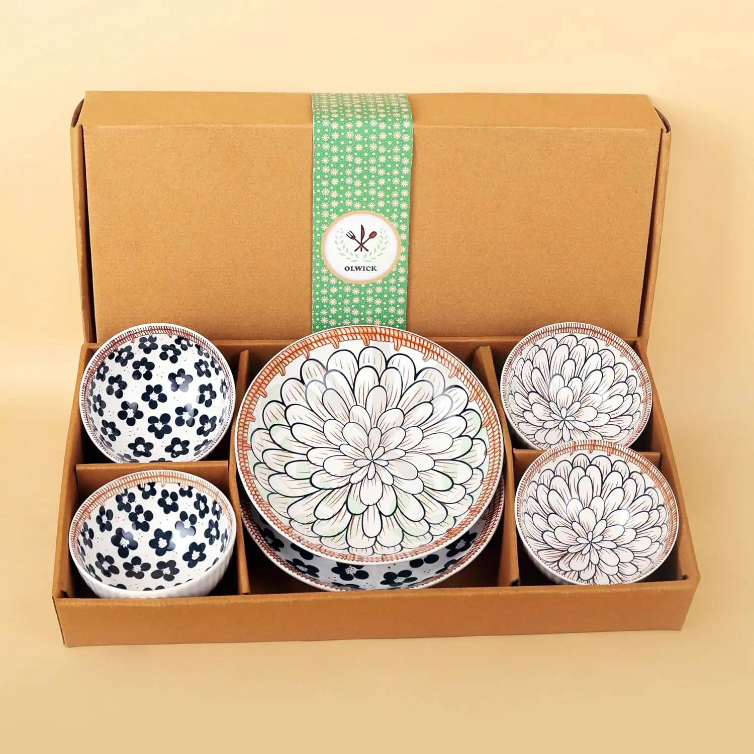 Image for OLWICKPlatesandBowlsSet%7CCeramicDinnerSet