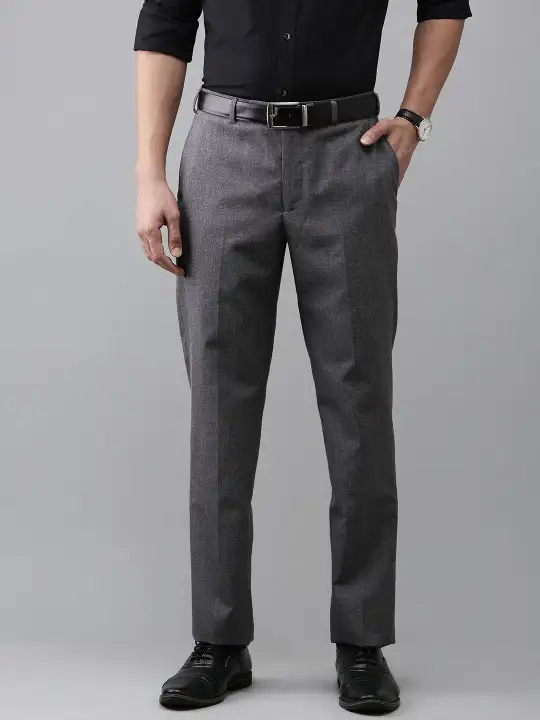 Image for ParkAvenue-MenSmartSlimFitFormalTrousers