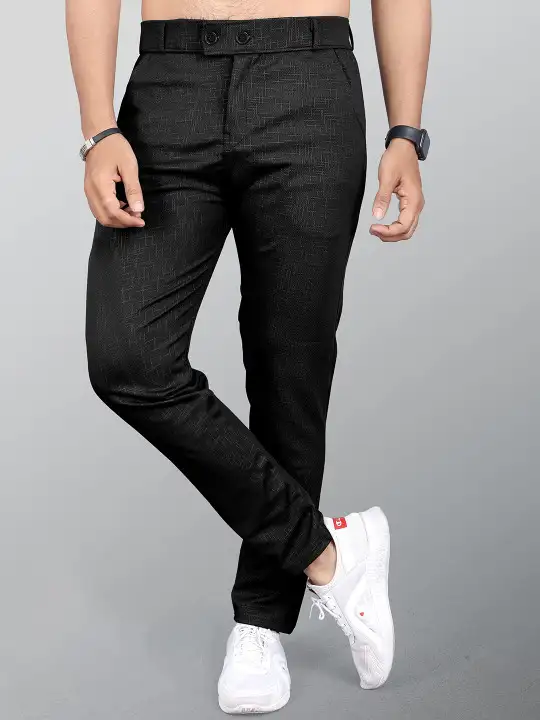 Image for INDICLUB-MenRelaxedFormalTrousers