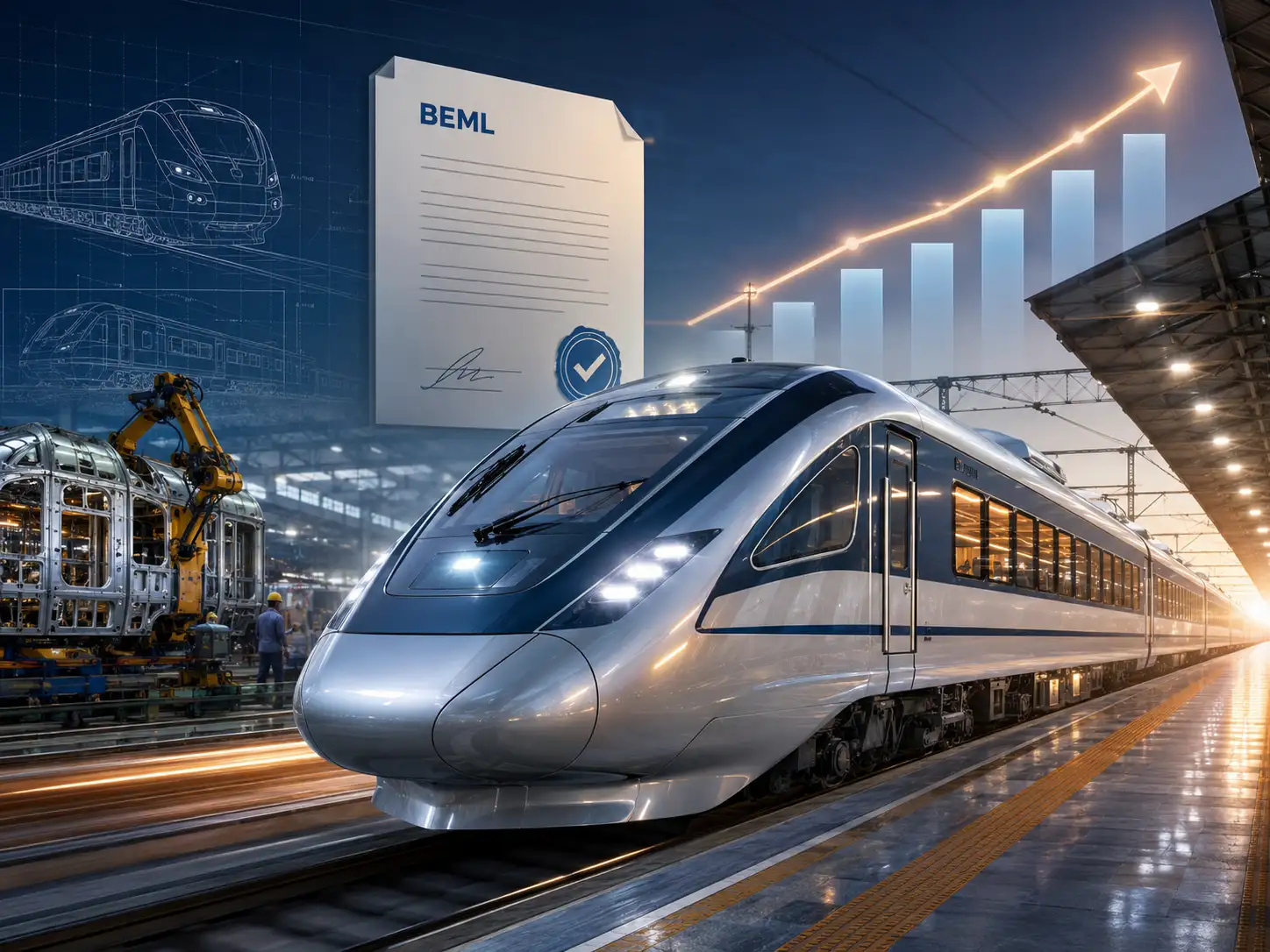 BEML shares rise 2% after securing Rs 180 crore Vande Bharat sleeper order