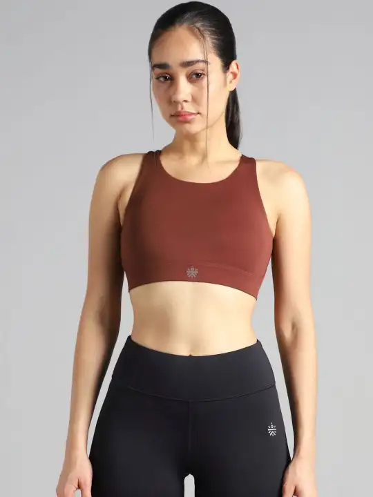 Image for CULT-Women'sBrownHighImpactRunningBra