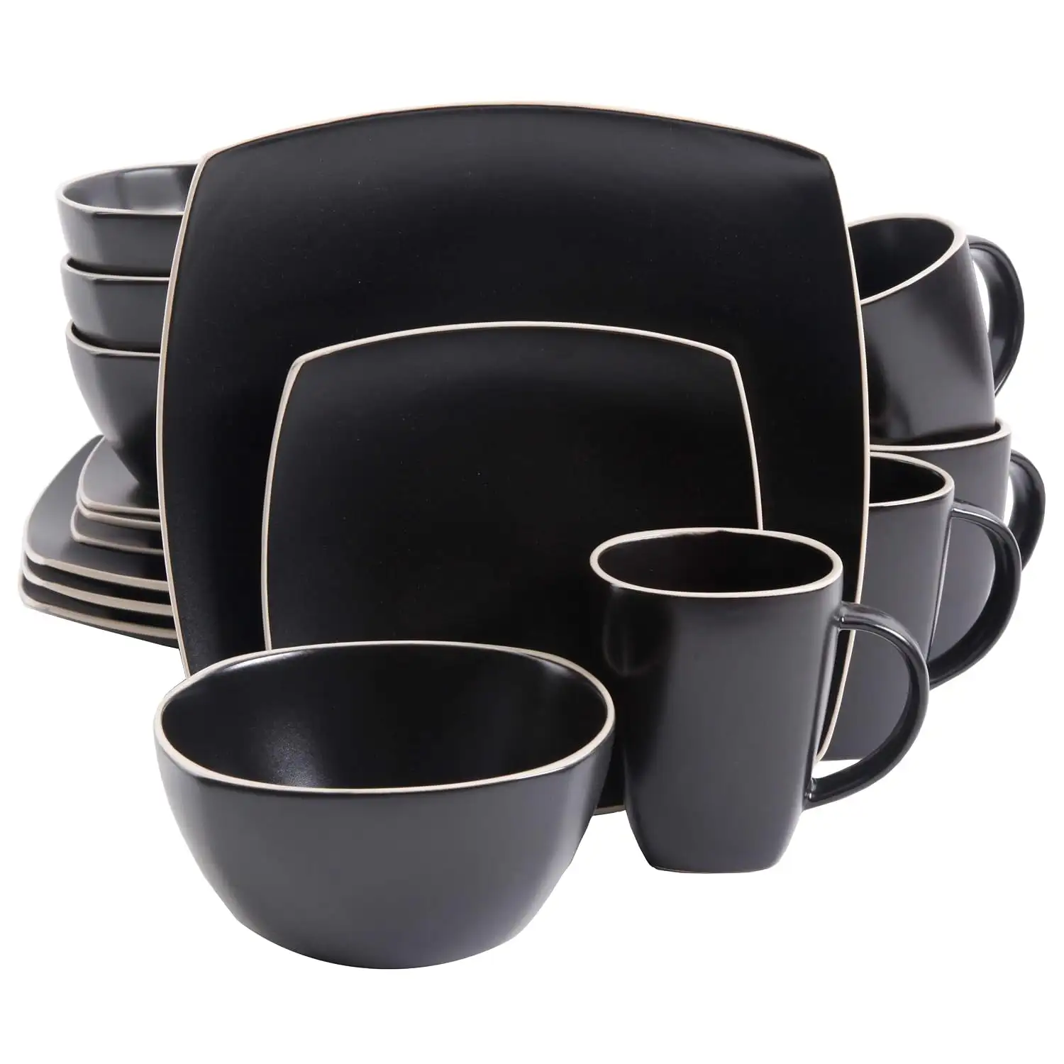 Image for GibsonHomeSohoLoungeMatte16PieceDinnerwareSet