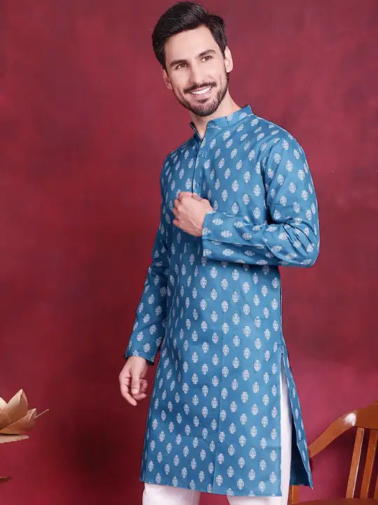 Image for Jompers-EthnicMotifPrintedStraightKurta
