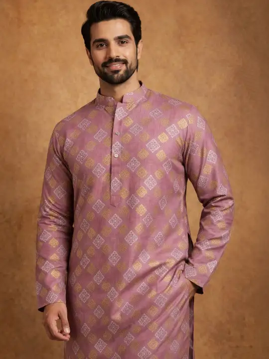 Image for Jompers-MenFloralPrintedFloralKurta