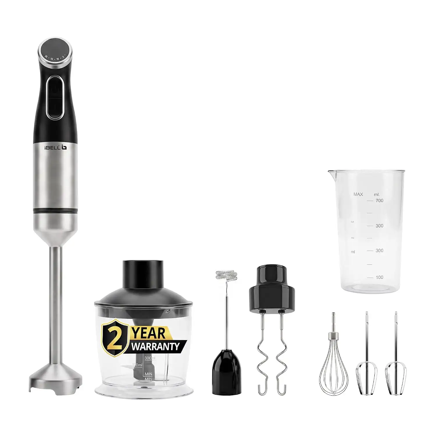 Image for iBELLAEROMIX500PRO6-in-1HandBlender1200W