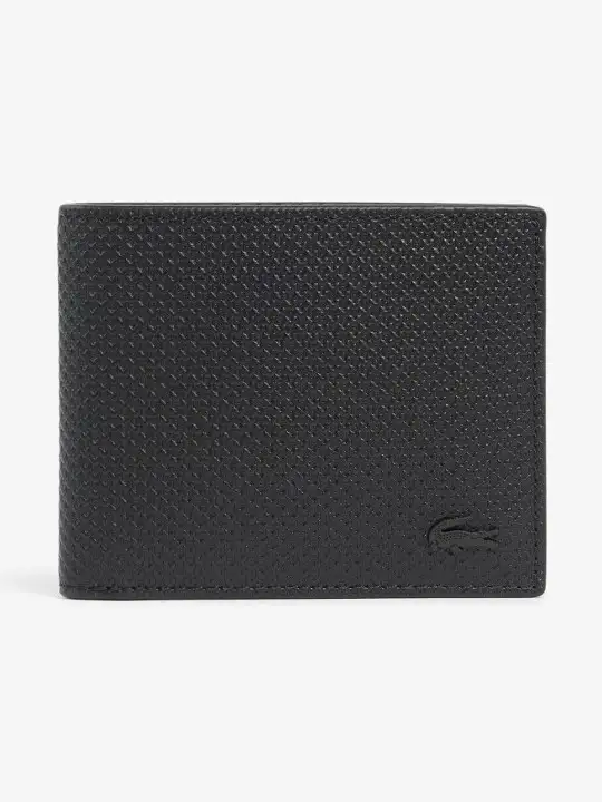 Image for Lacoste-MenTexturedLeatherTwoFoldWallet