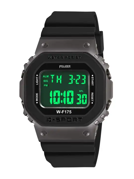 Image for FELIZER-MenDial%26amp%3BStrapsDigitalMulti-FunctionWatch
