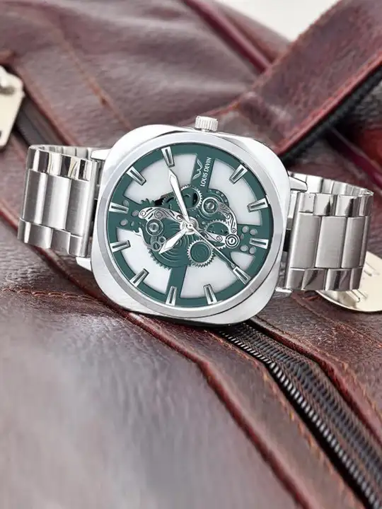 Image for LOUISDEVIN-MenDial%26amp%3BStrapsAnalogueWatch