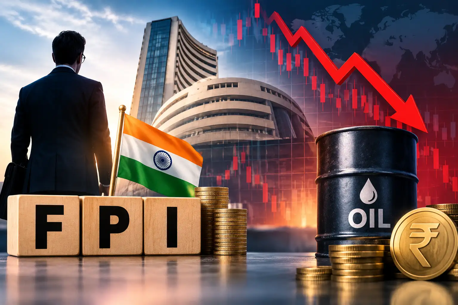 FPIs sell $1.6 billion of Indian stocks in five trading sessions