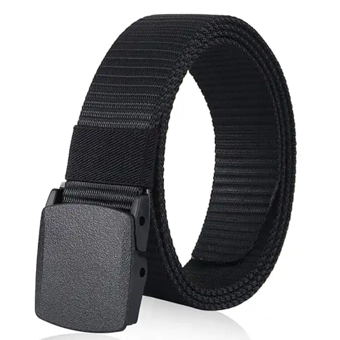 Image for ZOROMen'sNylonFabricBeltforMen%2CPlasticFlapBuckle%2Cfitsonupto40incheswaistsize