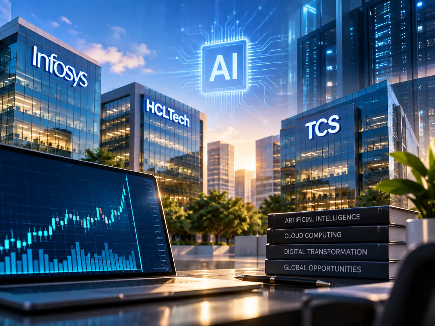 Infosys, HCLTech, TCS, other IT stocks soar up to 6%; Nifty IT rallies 5% as global AI slowdown calls boost sentiment