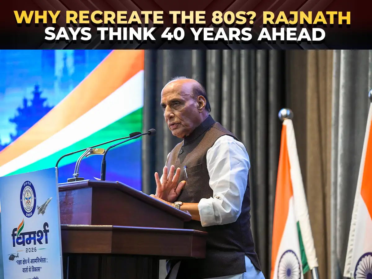 ‘DRDO-industry partnership can make India defence manufacturing hub’: Rajnath at Vimarsh 2026 