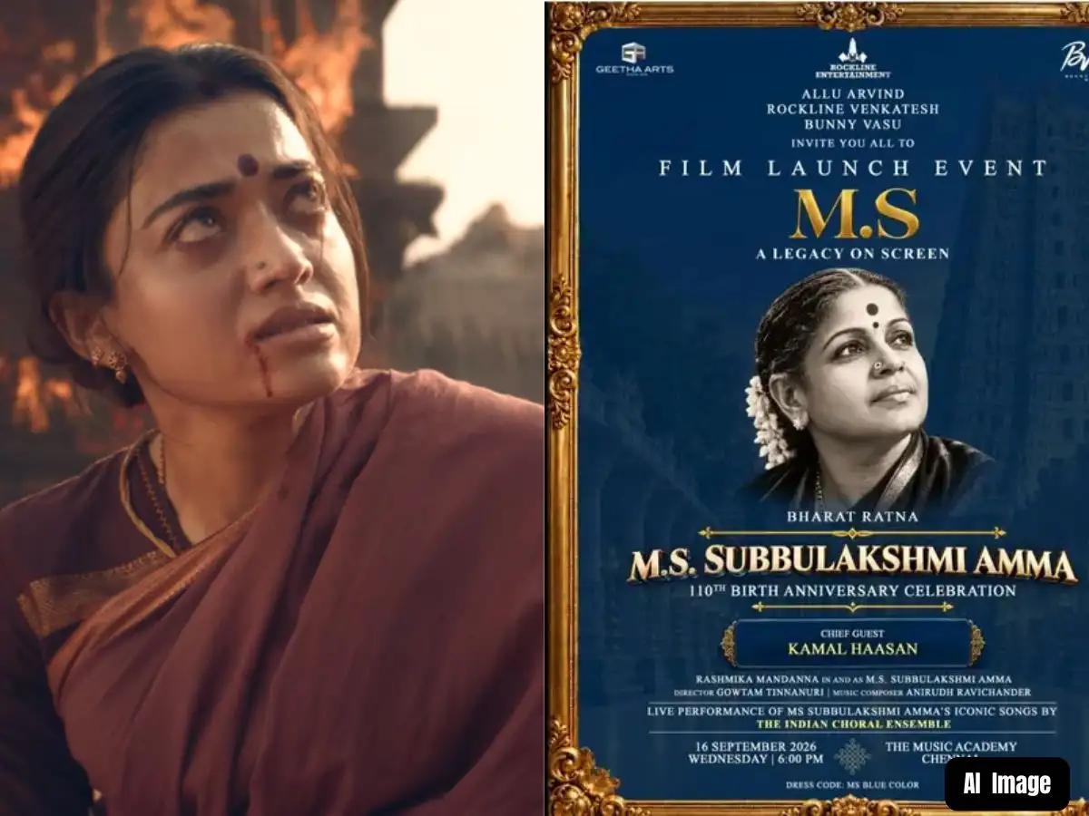 Rashmika Mandanna to play MS Subbulakshmi in biopic: Who was the Bharat Ratna awardee who made history for India at the UN? 