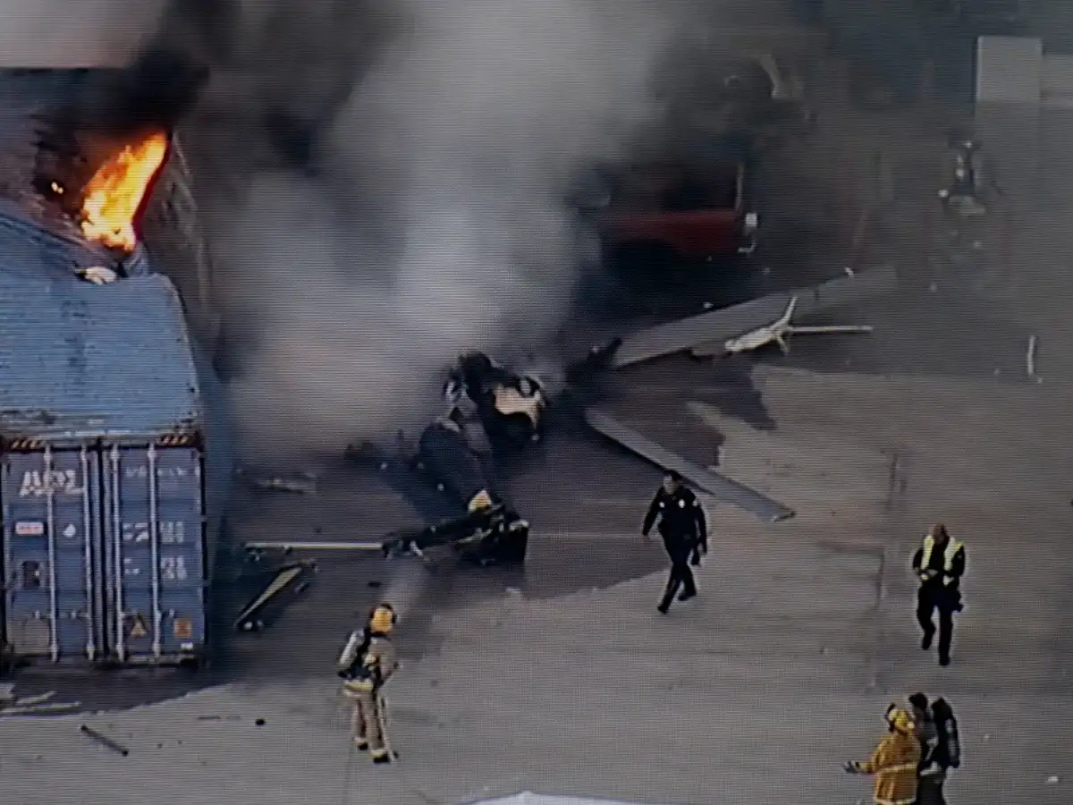 ‘You can’t pull up?’: Chilling final audio captures panic moments before NBC Los Angeles helicopter crashes, killing three 