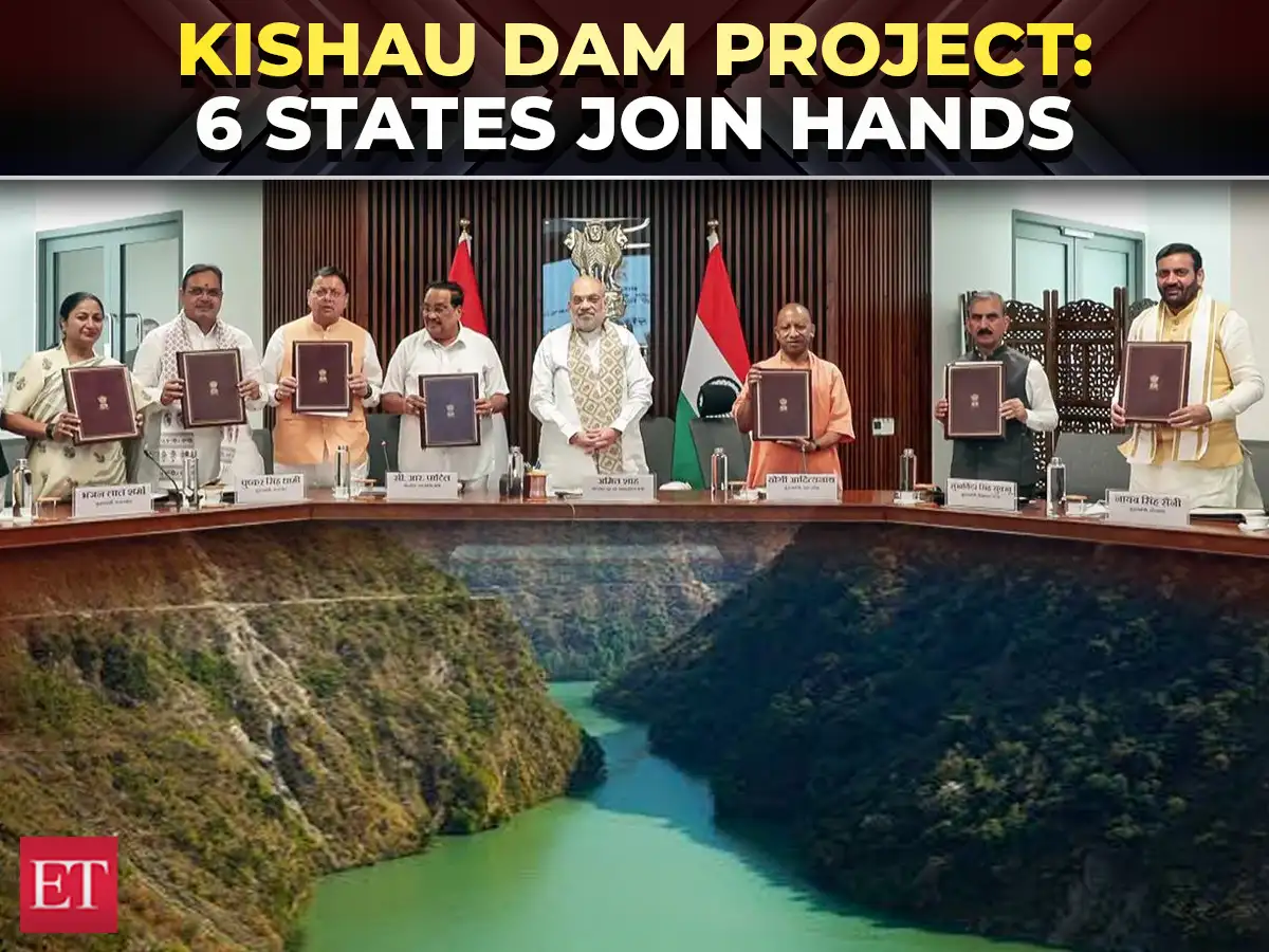 Kishau Dam: Six states sign MoA, Himachal CM Sukhu highlights ₹1,200–1,500 Cr revenue 