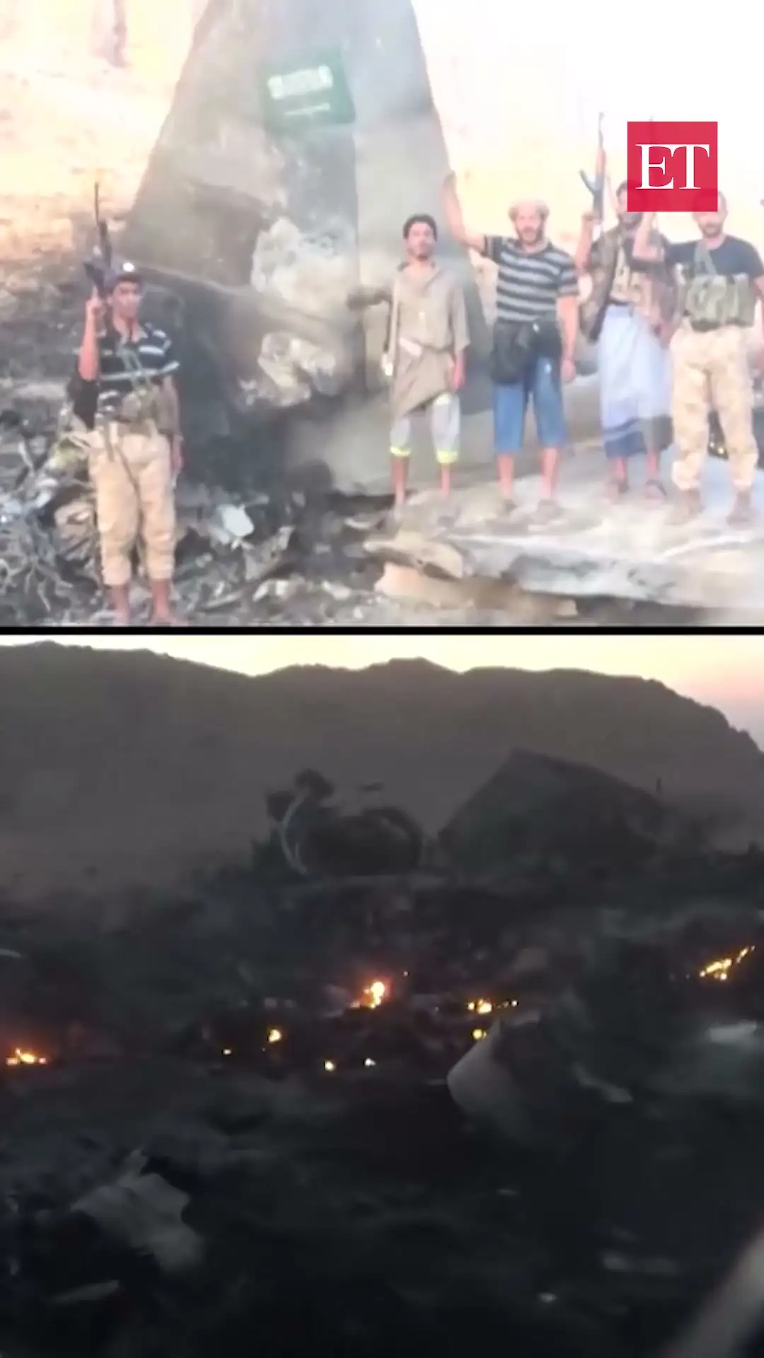 Houthis release footage claimed to be of downed Saudi F-15 jet as Middle East conflict escalates 