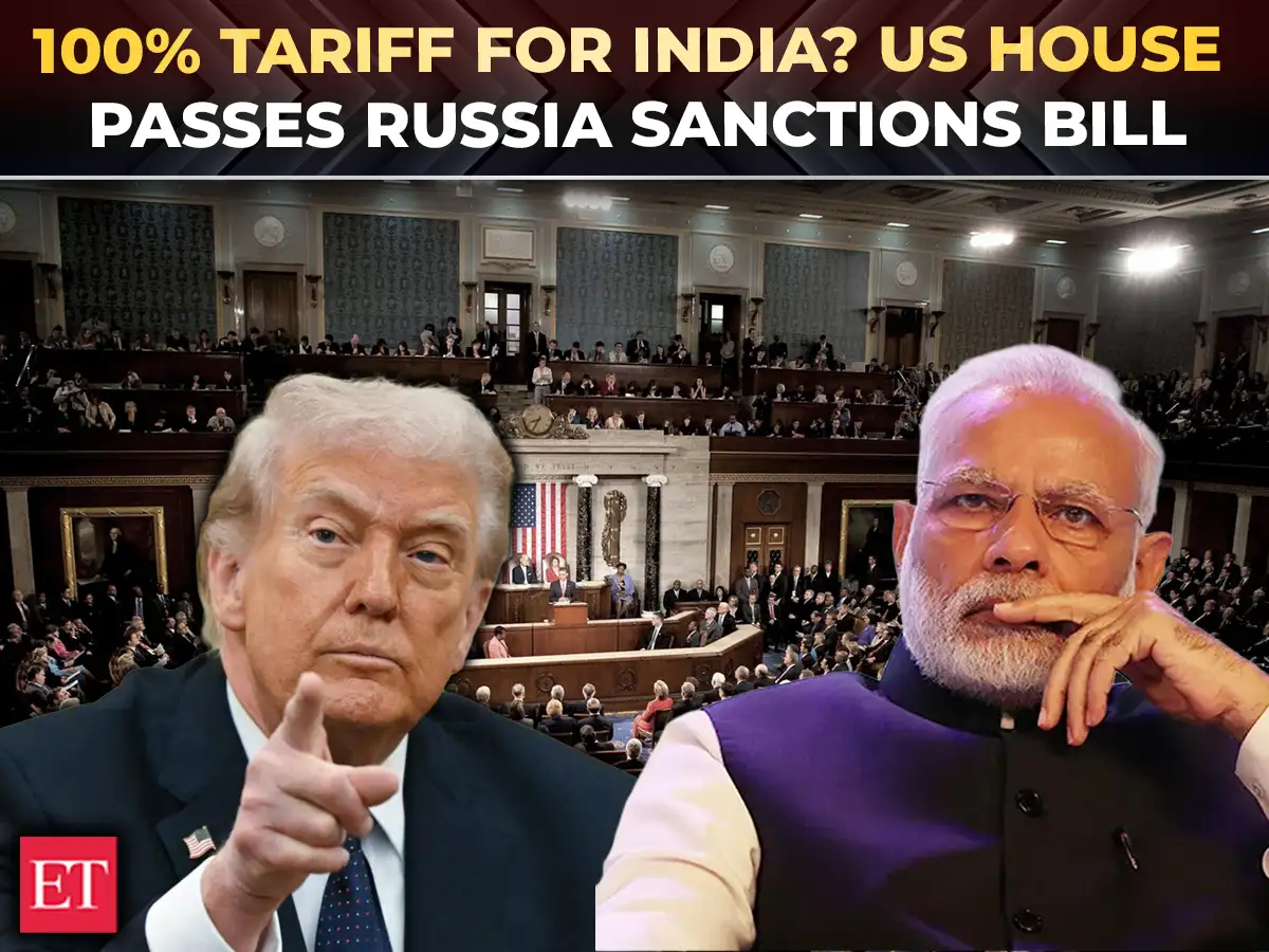 India faces fresh US tariff risk over Russian oil purchases as US house passes Sanctions bill 