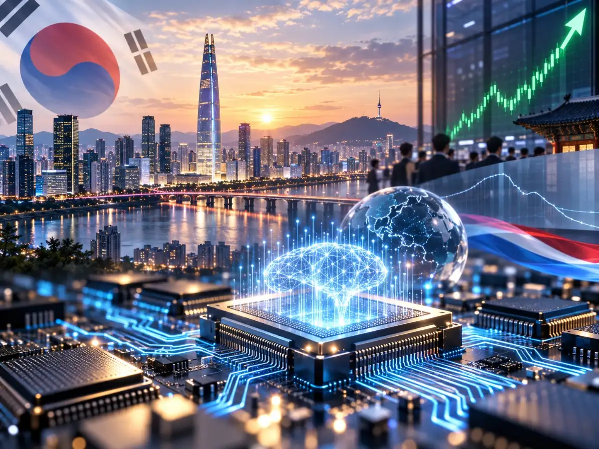 Global Market: South Korean shares jump nearly 2% as chip stocks rally