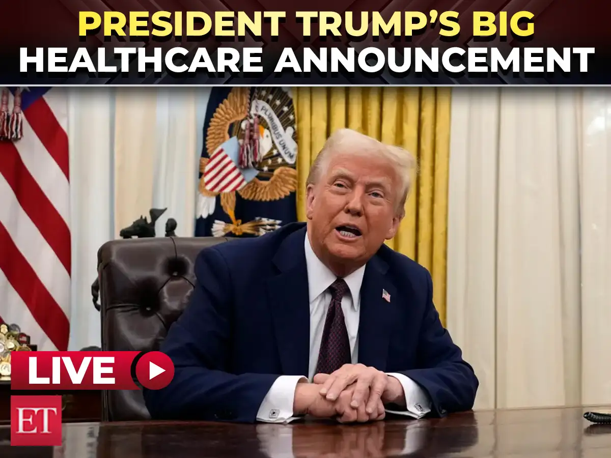 LIVE | Trump makes big healthcare announcement from Oval Office 
